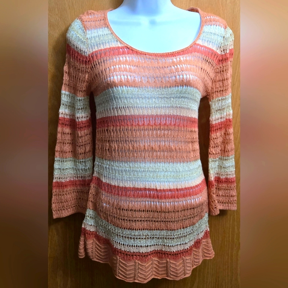 Striped Knit Sweater NWOT